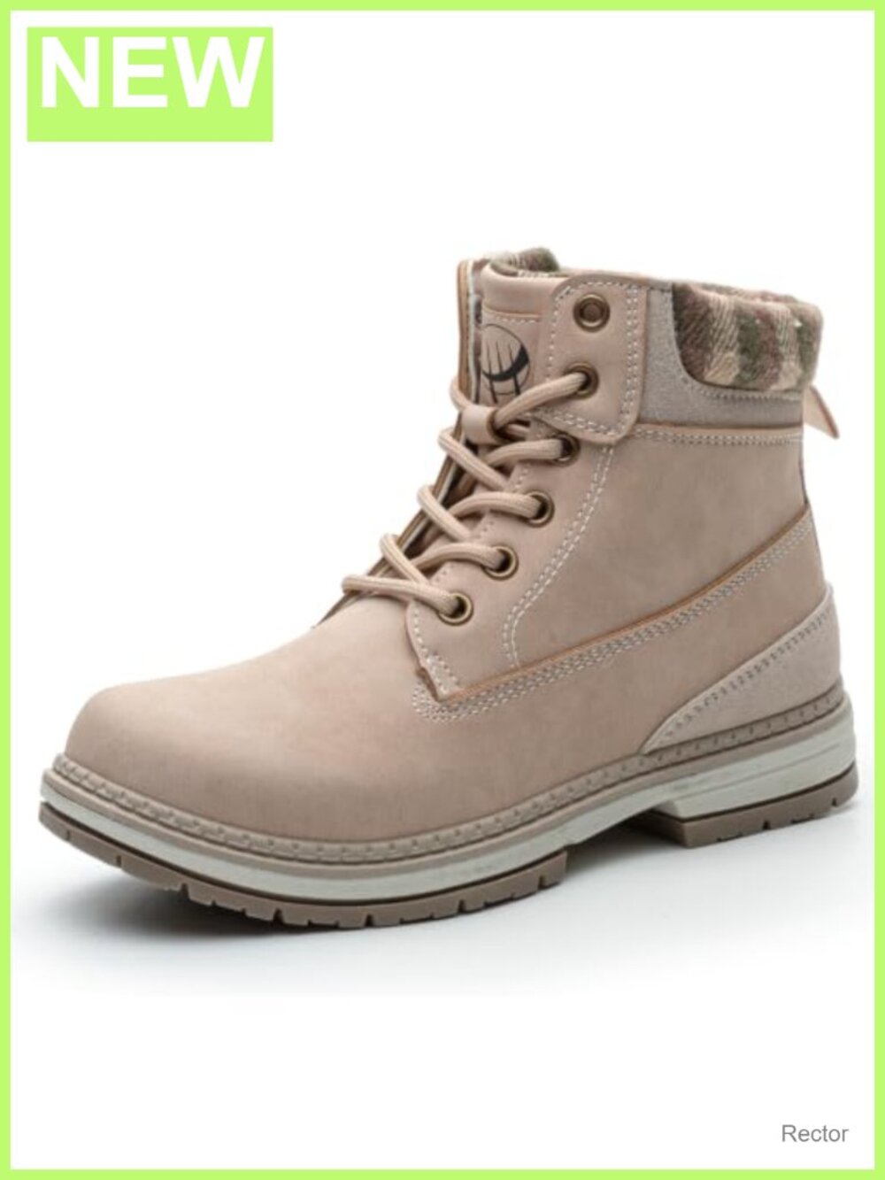 Women's Lightweight Hiking Ankle Boots Water Resistant Slip-Resistant PU